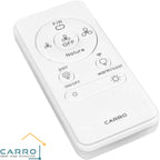 Remote Control – DC Motor Fans - White (Wall Mount Included)