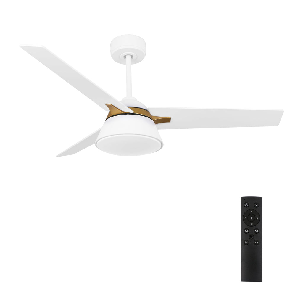 KENORA 48 inch 3-Blade Ceiling Fan with LED Light & Remote Control