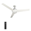 KENDRICK 52 inch 3-Blade Ceiling Fan with LED Light Kit & Remote Control - White/White