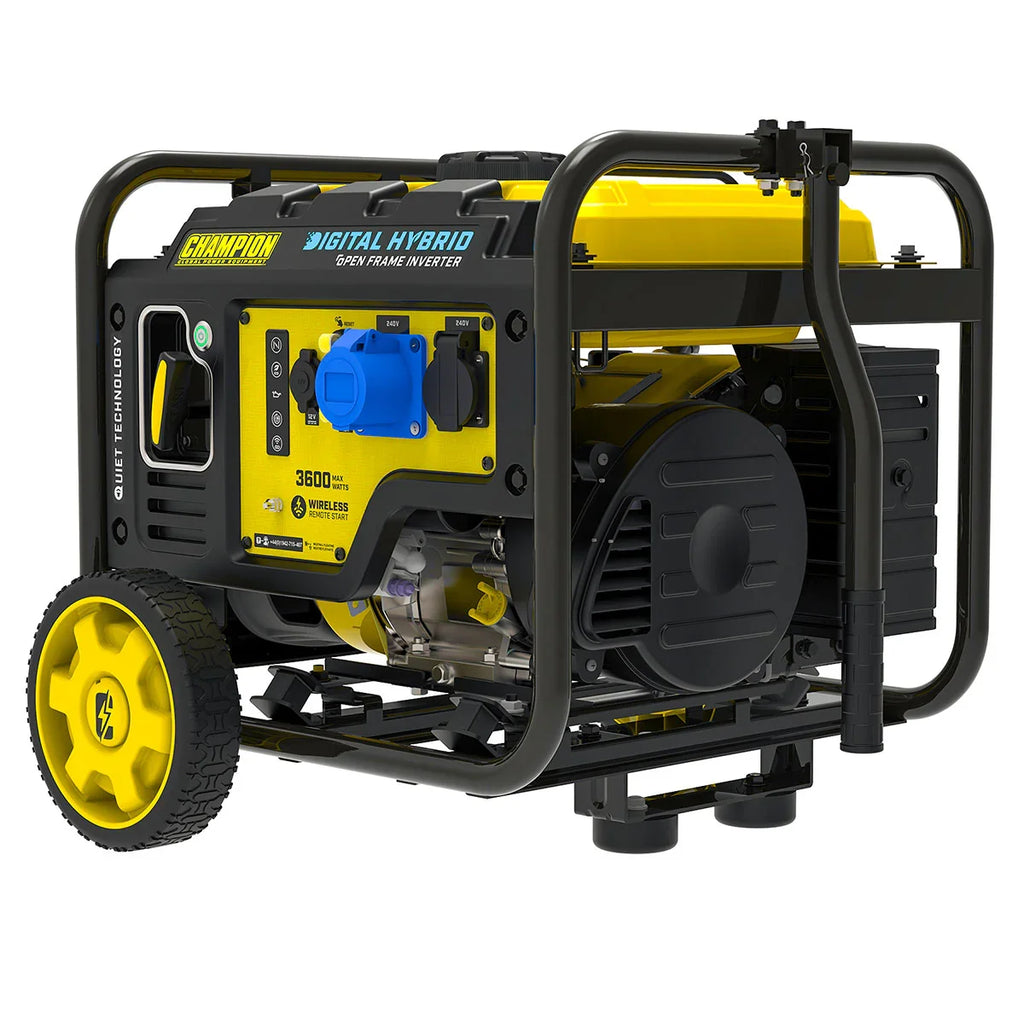 Champion 3600 Watt Digital Hybrid Frame Type Inverter Dual Fuel