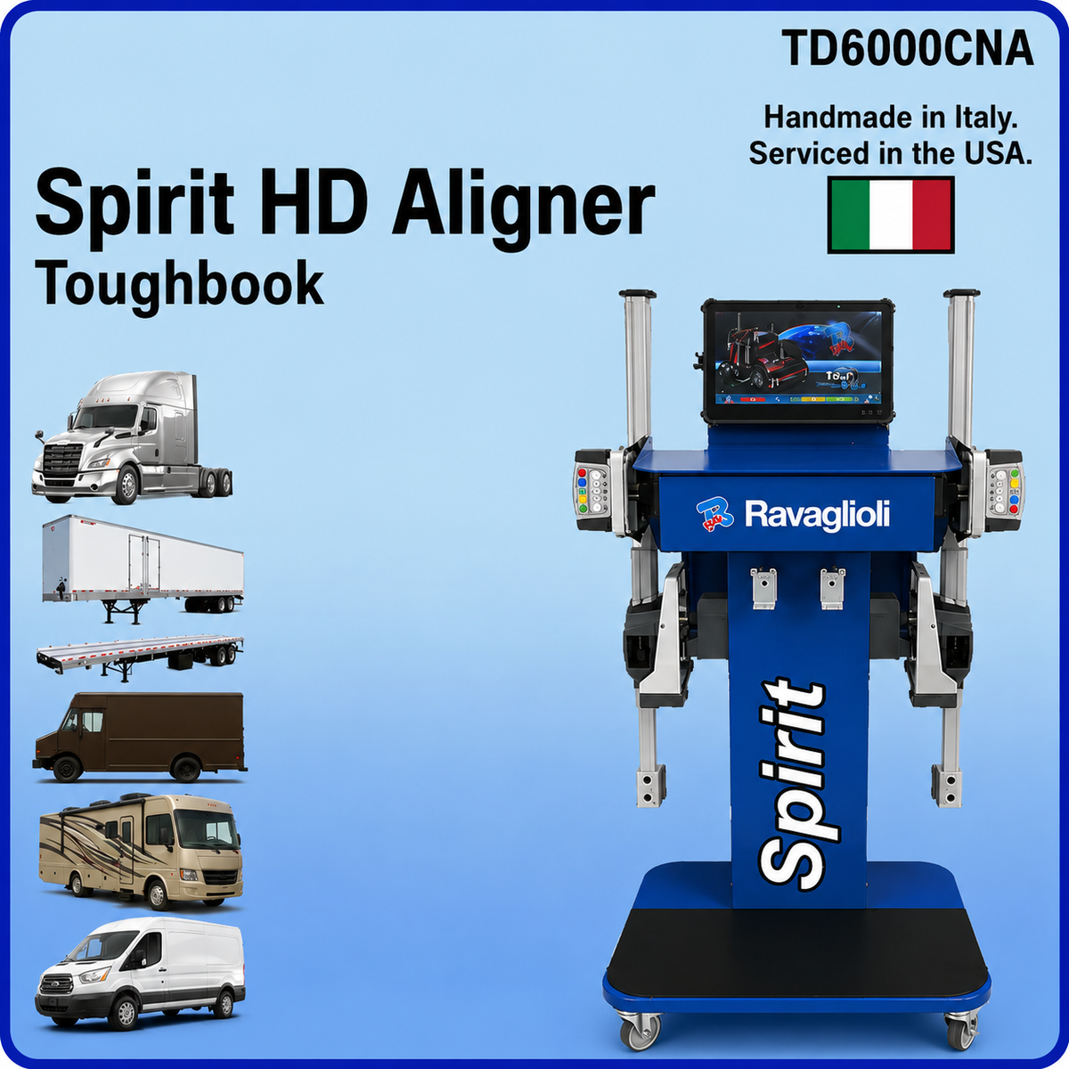 RAVAmerica TD6000CNA Spirit Hd Aligner