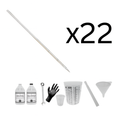 IntegraRack IR AnchorSpike Mounting Kit (22 Pack) For BallastRack Frames | For Up To 10 Panels
