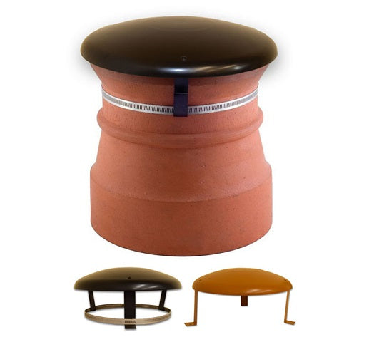 Chimney Cap with Domed Top for Unused Flue