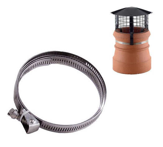 Chimney Cowl Replacement Fixing Strap - Jubilee / Metal Strap for Chimney Pot