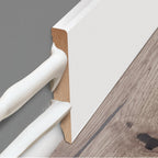 Primed White MDF Skirting Board 2.2m