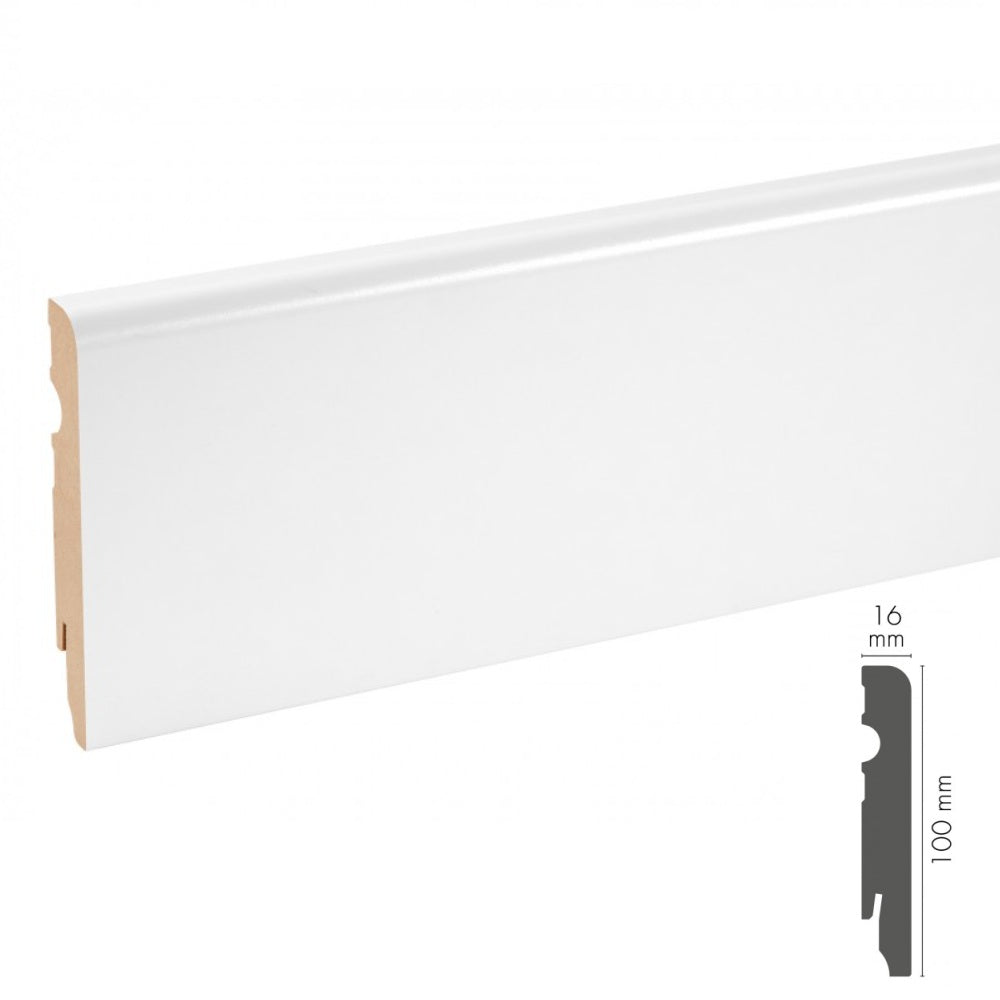 White Primed MDF Skirting Board
