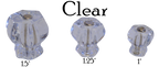 Glass Knob, Hex-Shaped