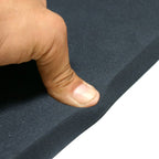 Closed Cell Firm Neoprene Sponge Strips – Waterproof Rubber Seal Strips 60mm x 30mm x 2mtr (Plain backed)