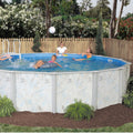 21' Round 5" Steel Frame Coastal Pool & Bundle | 48"