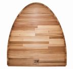 Outdoor Pod Sauna with Wood Burning Stove — Red Cedar / Thermo Wood / Pine | 2-6 Person