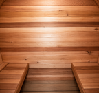 Outdoor Pod Sauna with Wood Burning Stove — Red Cedar / Thermo Wood / Pine | 2-6 Person