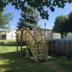 8 ft. x 12 ft. Connect-a-Deck and Entry Steps