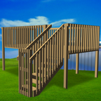 8 ft. x 12 ft. Connect-a-Deck and Entry Steps