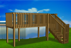 8 ft. x 12 ft. Connect-a-Deck and Entry Steps