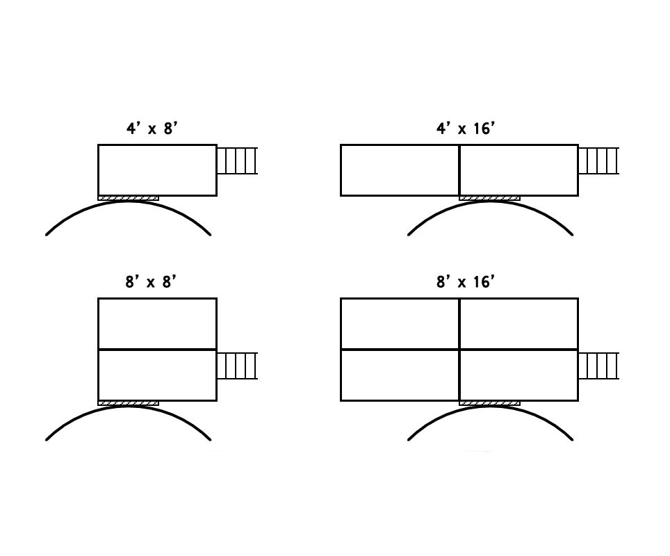 8 ft. x 16 ft. Connect-a-Deck and Entry Steps