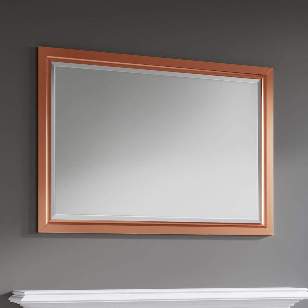 Mirana Framed Non Illuminated Mirror - Copper