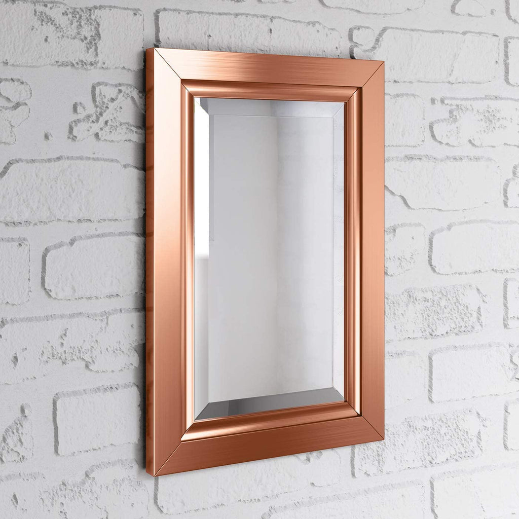 Mirana Framed Non Illuminated Mirror - Copper
