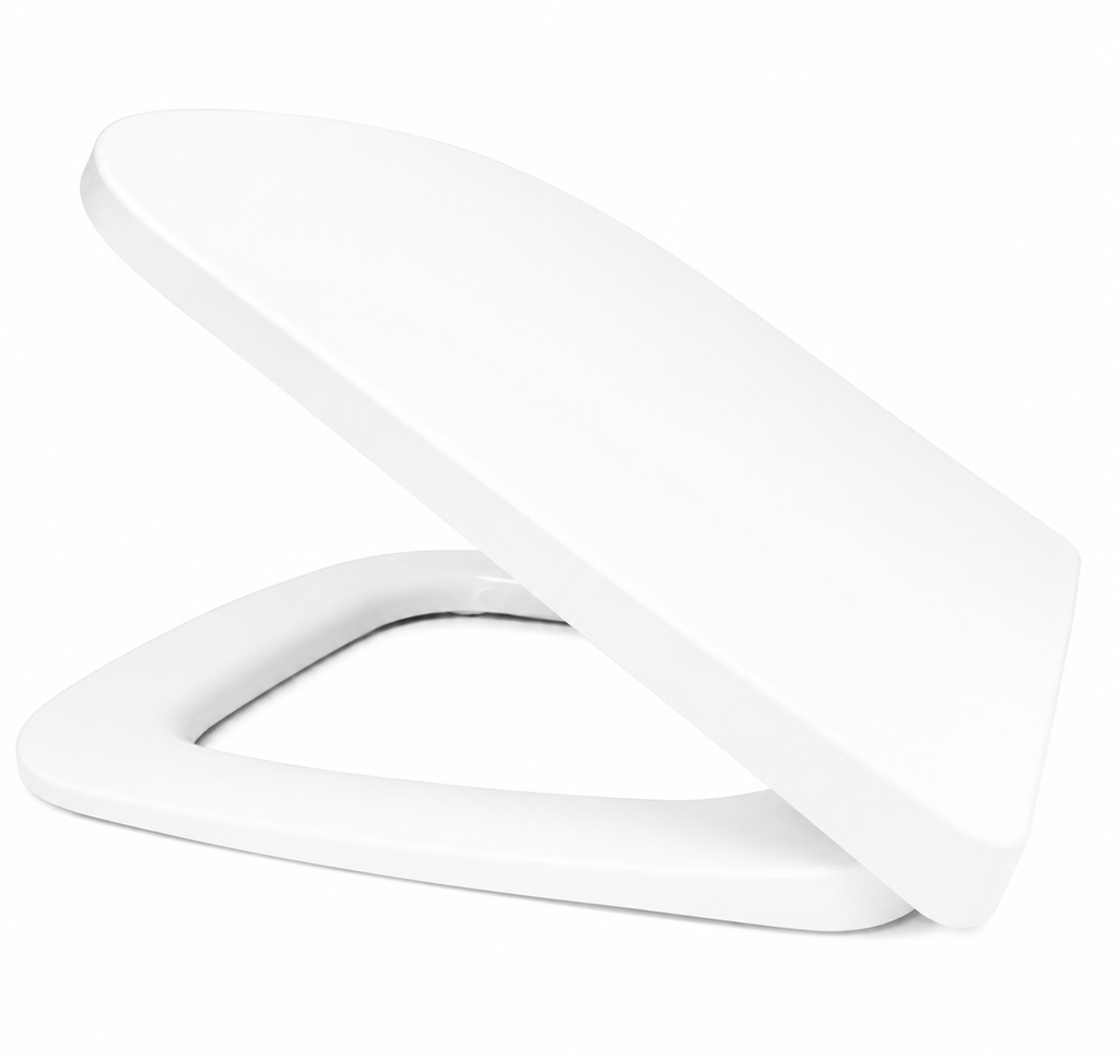 Dezire Ventura Premium Urea-Formaldehyde (UF) Soft Close Toilet Seat - Scratch-Resistant High-Gloss Finish with Quick-Release Top-Fix Hinges