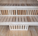Outdoor Panoramic Cube Sauna — Red Cedar / Thermo Pine Wood | 2-6 Person