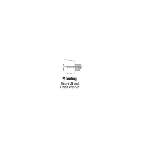 CRL 10" Single-Sided Offset Door Pull