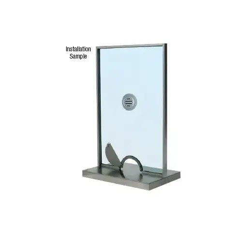 CRL Chrome Plated Brass 5-5/16" No-Draft Speak-Thru - 549