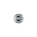 CRL Chrome Plated Brass 5-5/16" No-Draft Speak-Thru - 549