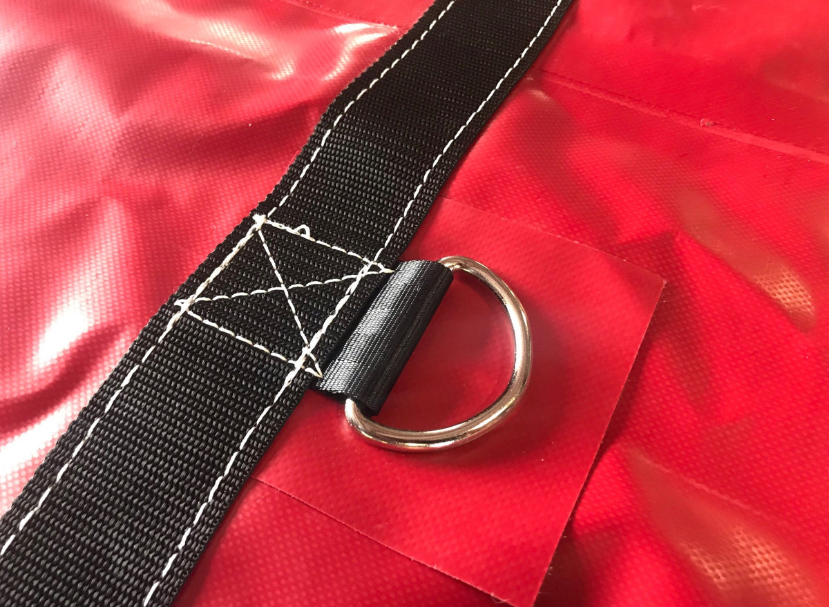 4' DROP X 8' WIDE X 27' LONG 14-OZ RED