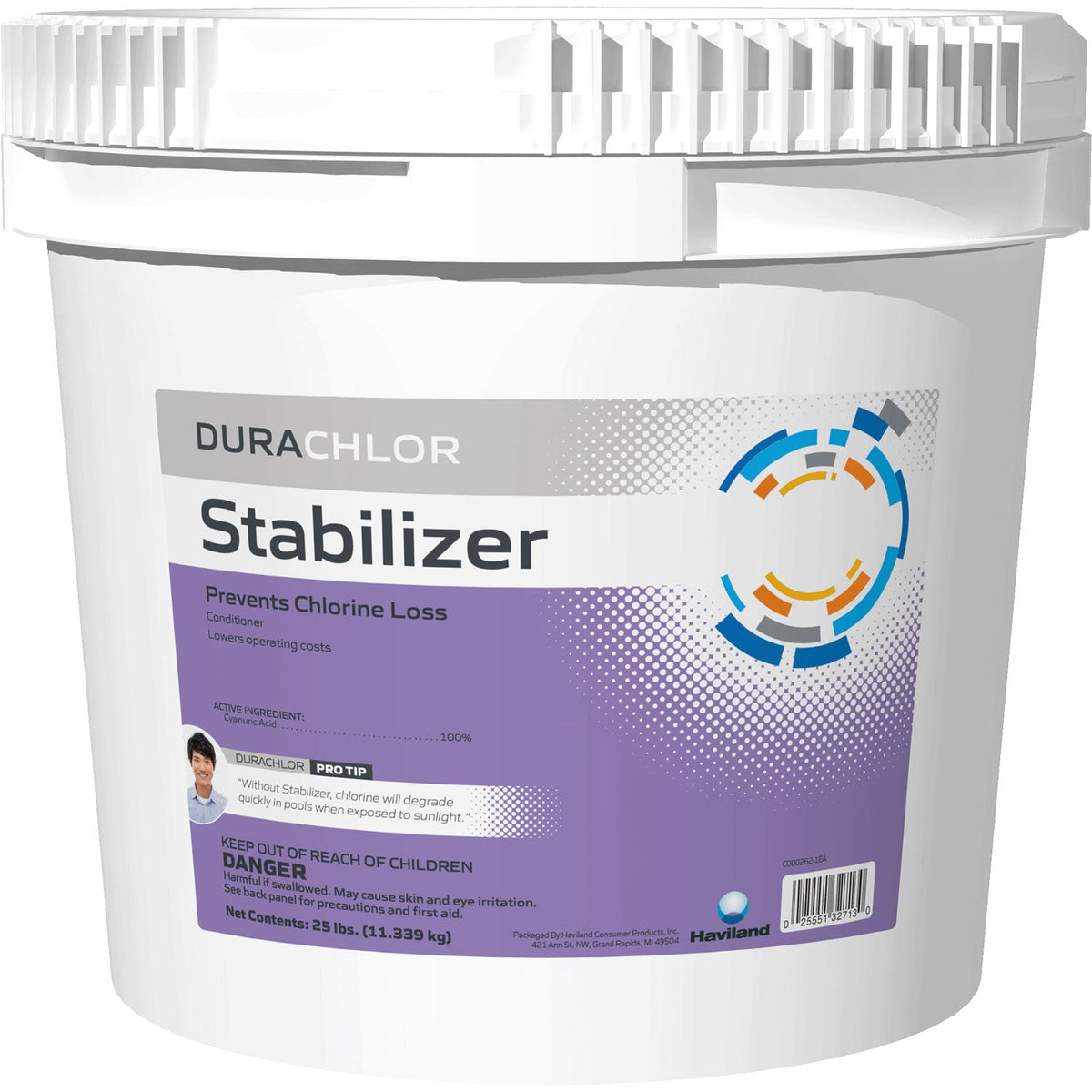 Durachlor Chlorine Stabilizer 25 lb | Cyanuric Acid Pool Conditioner