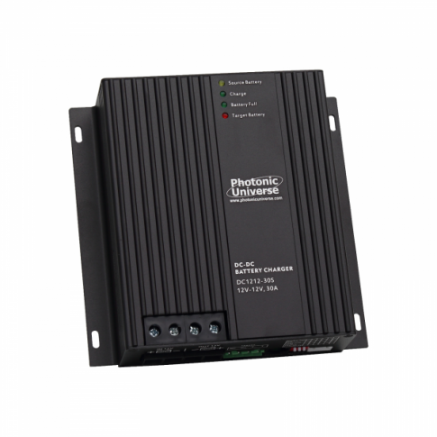 30A 12V→12V Compact DC-DC Battery-to-Battery Charger