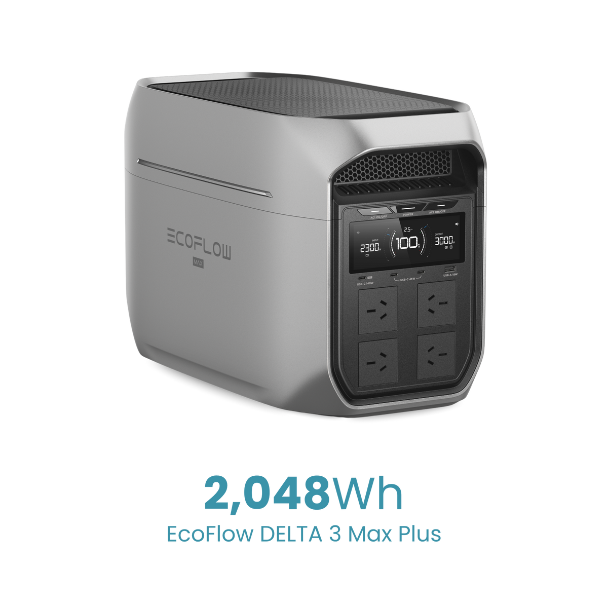 EcoFlow DELTA 3 Max Plus Portable Power Station 2048Wh