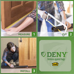 Vinyl DENY™ U-Shape Slide-On Under Door Seal