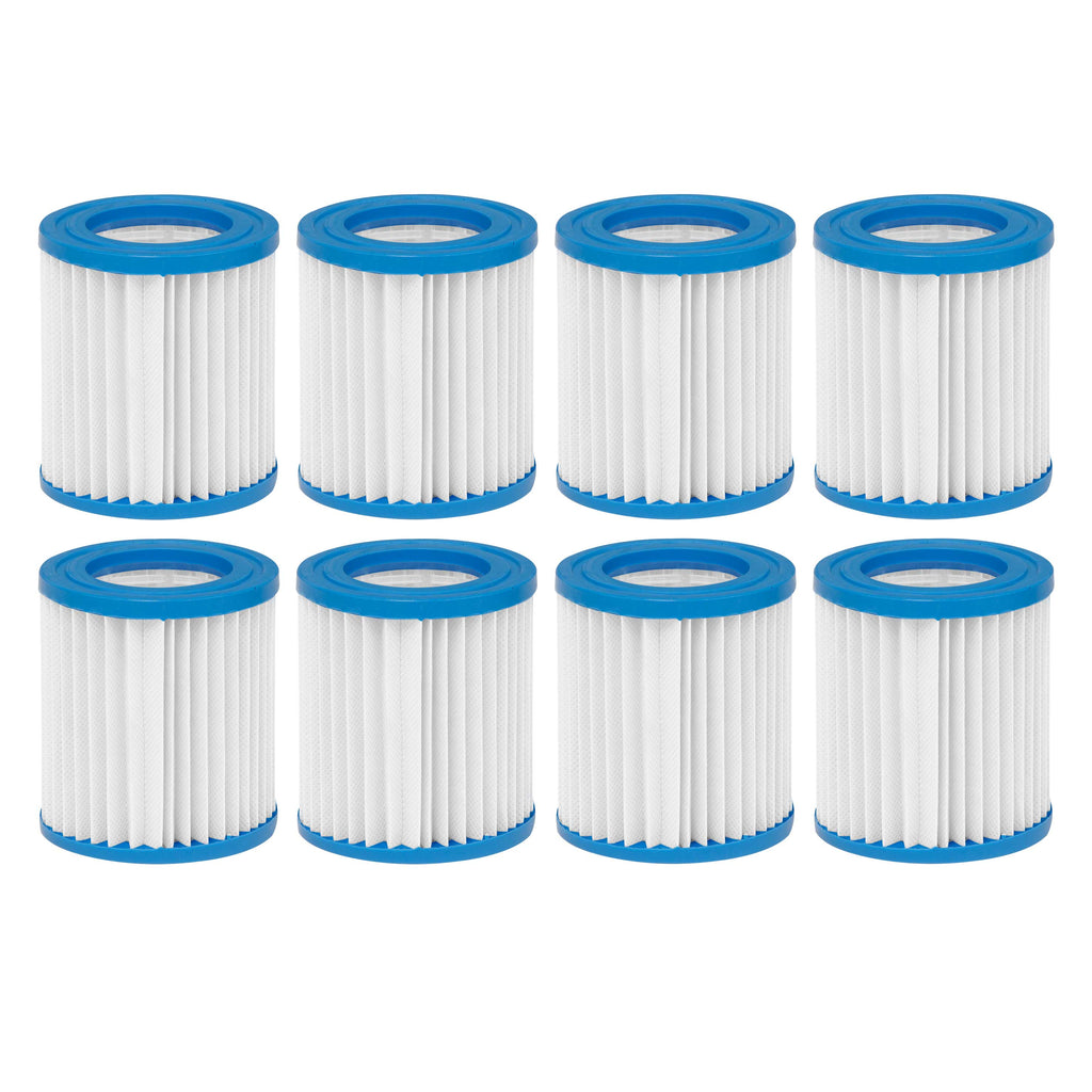 Swimming Pool Filter Cartridge, Use For DL19 & DL20, Pack of 8 - DL117