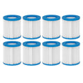 Swimming Pool Filter Cartridge, Use For DL19 & DL20, Pack of 8 - DL117
