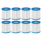 Swimming Pool Filter Cartridge, Use For DL19 & DL20, Pack of 8 - DL117