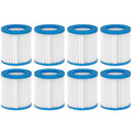 Swimming Pool Filter Cartridge, Use for DL18 & DL21, Pack of 8 - DL122