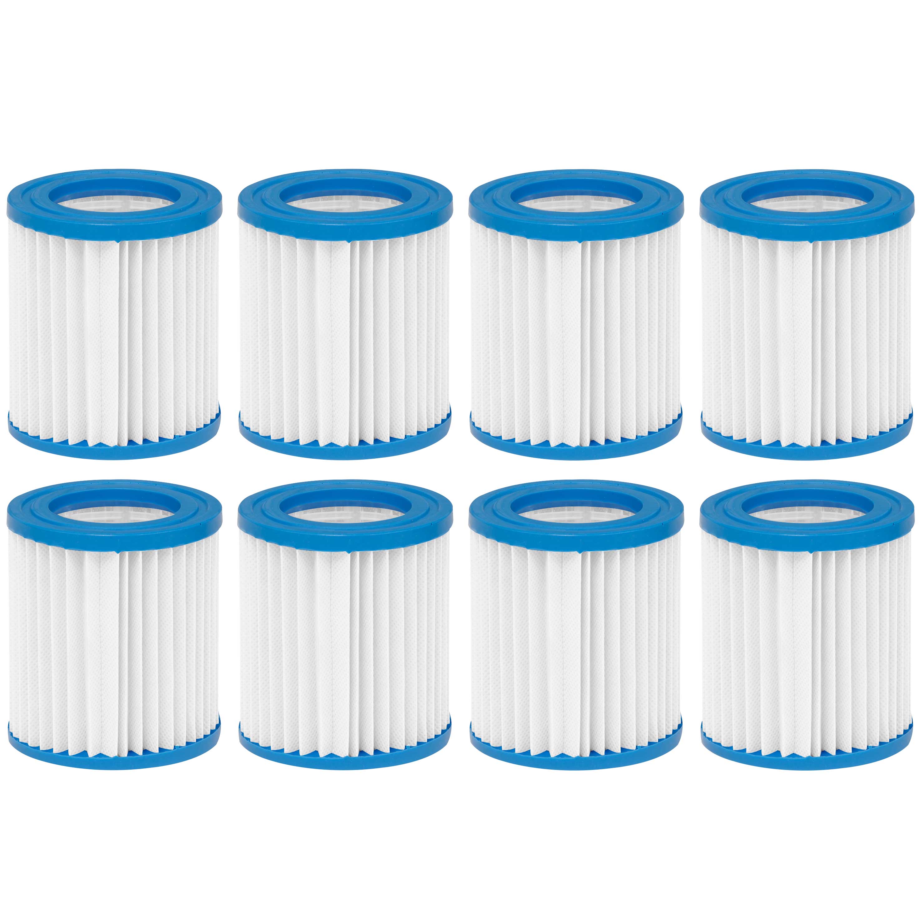 Swimming Pool Filter Cartridge, Use for DL18 & DL21, Pack of 8 - DL122