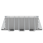 Dellonda 25ft Deluxe Steel Frame Swimming Pool, Rectangular with Step Ladder, Pool and Ground Cover and Filter Sand Pump - DL151