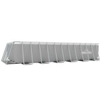 Dellonda 25ft Deluxe Steel Frame Swimming Pool, Rectangular with Step Ladder, Pool and Ground Cover and Filter Sand Pump - DL151