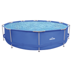 Steel Frame Round Swimming Pool with Filter Pump 12ft, Blue - DL20