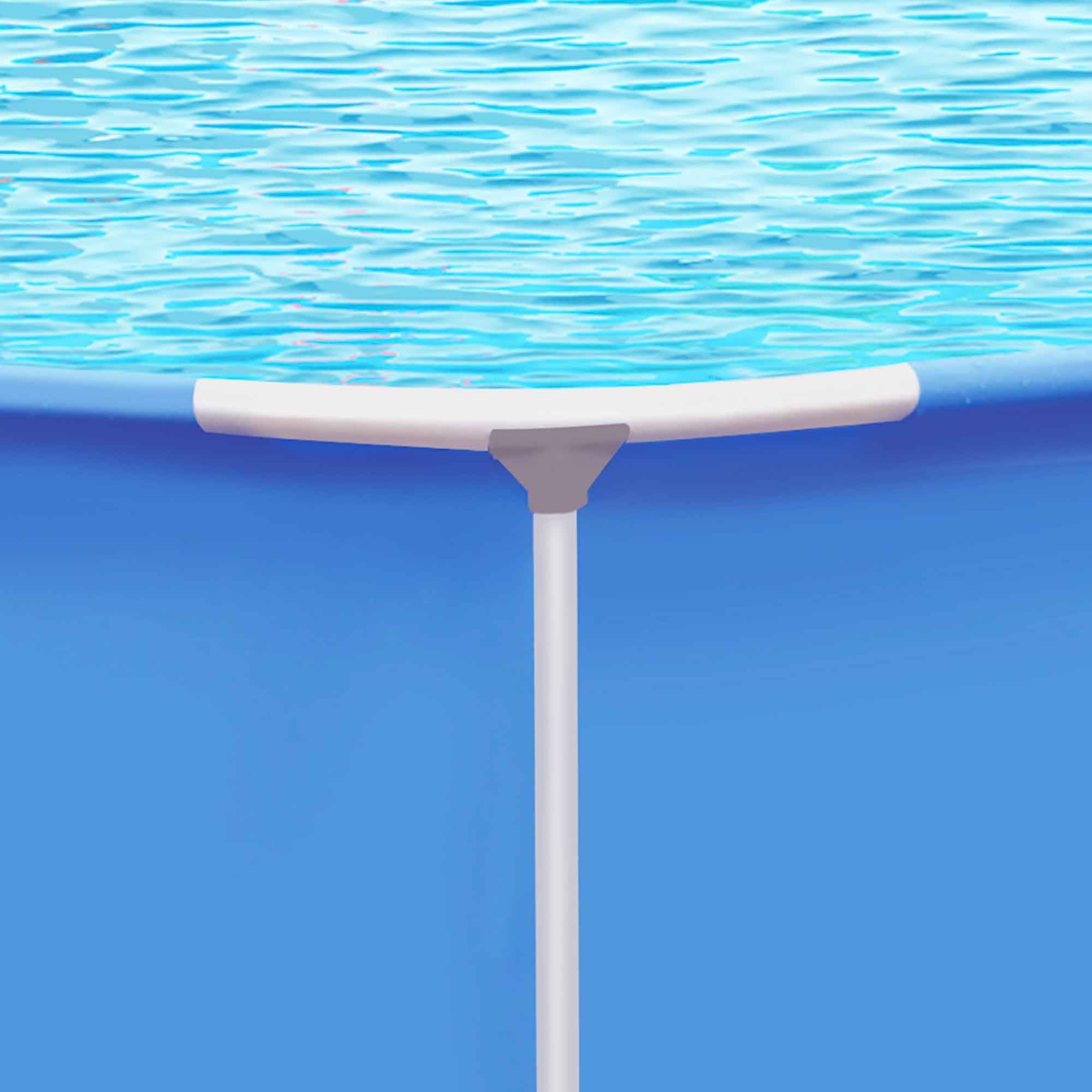 Steel Frame Round Swimming Pool with Filter Pump 12ft, Blue - DL20