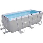 13ft Deluxe Steel Frame Swimming Pool Rectangular with Accessories - DL139