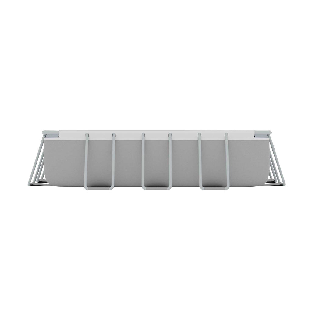 13ft Deluxe Steel Frame Swimming Pool Rectangular with Filter Pump - DL21