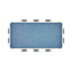 13ft Deluxe Steel Frame Swimming Pool Rectangular with Filter Pump - DL21