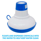 Dellonda Universal Floating Pool Hot Tub Spa Chlorine/Chemical Dispenser/Floater Cleaner - DL28