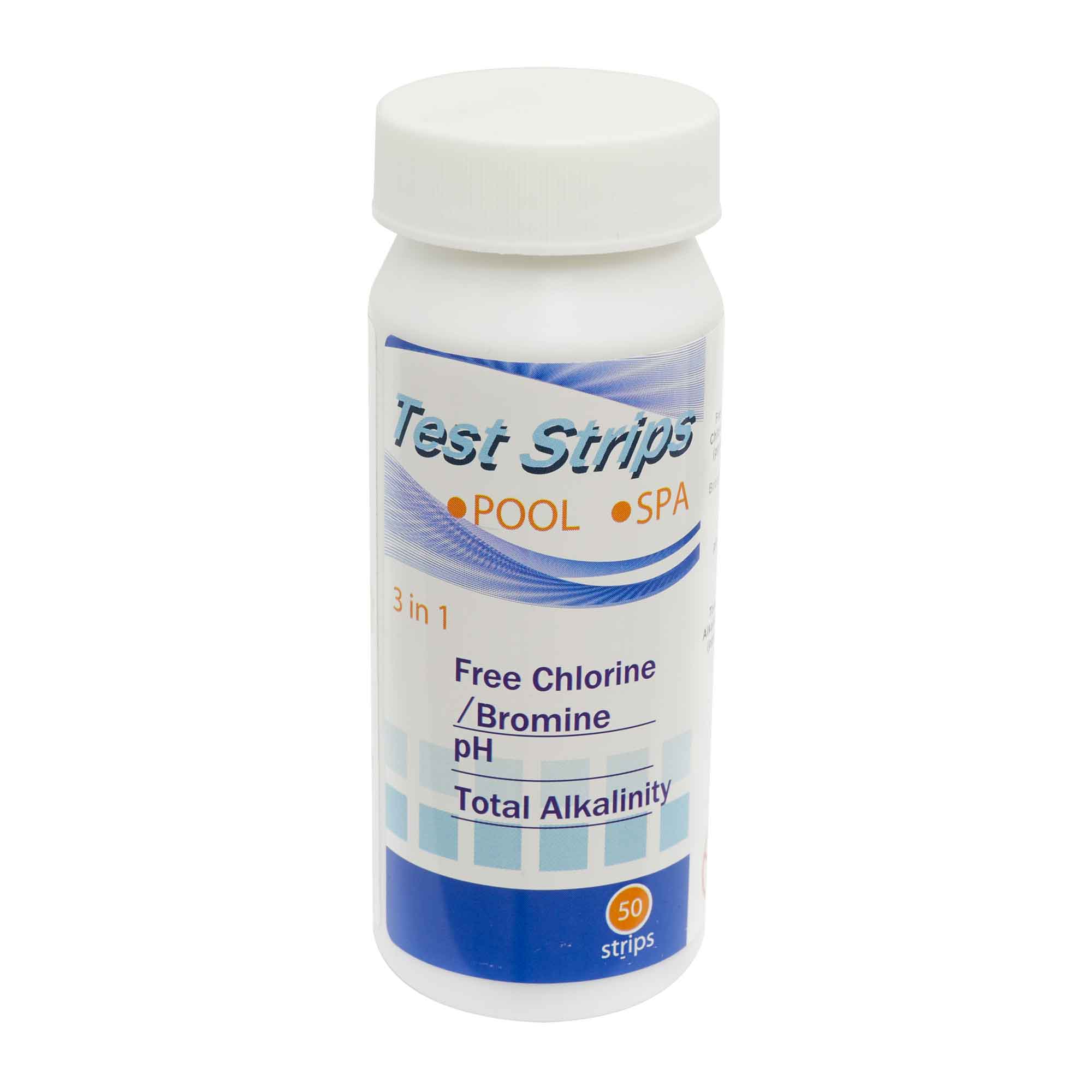 Dellonda Universal 3in1 Chlorine, PH & Alkalinity Test Strips Hot Tub, Spa, Pool - DL32