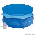 Dellonda Swimming Pool Top Cover with Rope Ties for DL19 and Similar Sized Pools - DL40