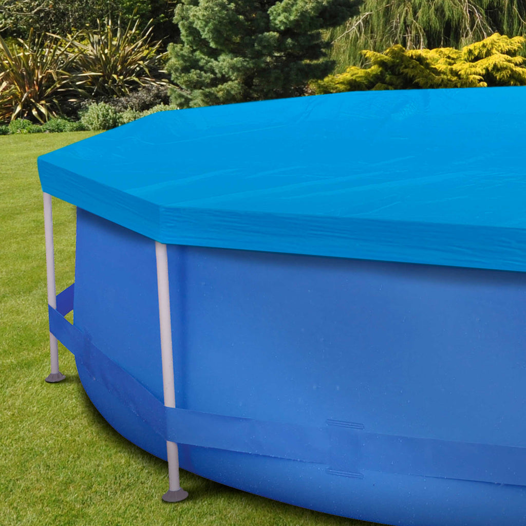 Dellonda Swimming Pool Top Cover with Rope Ties for DL20 and Similar Sized Pools - DL41