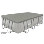 Dellonda Swimming Pool Top Cover with Rope Ties for DL22 and Similar Sized Pools - DL43