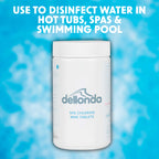 Dellonda 1kg Chlorine Mini Tabs for Hot Tubs, Spas & Swimming Pools - DL51