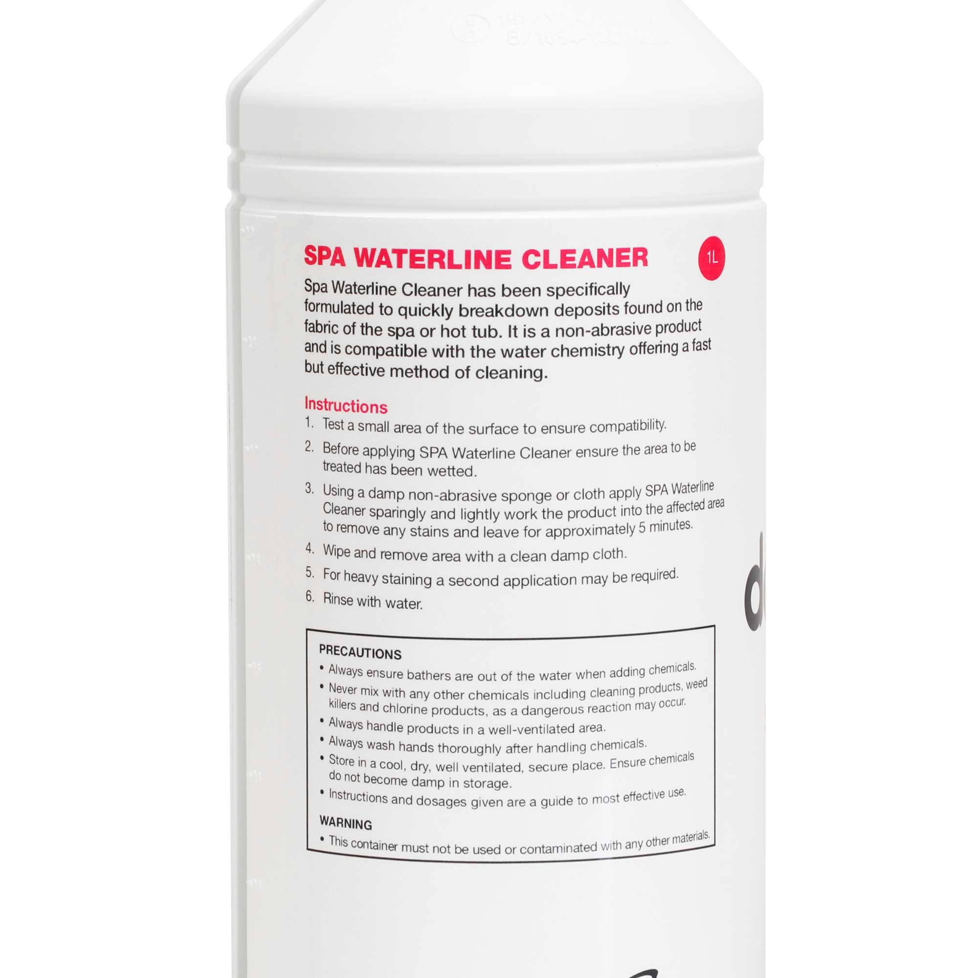 Dellonda Hot Tub/Spa Waterline/Surface Cleaner - 1 Litre - DL58